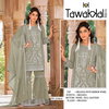 Tawakal 1316 Naylon Orgenza  With Embroidery Work Top With Plazo Dupatta Bulk Orders In India